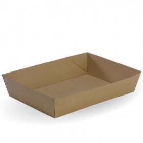 Salad / Sandwich/Tacos Tray 255 x 179 x 58mm - FSC Certified  100 pcs