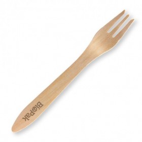 19cm FSC Certified Coated Wooden Fork 1000 pcs